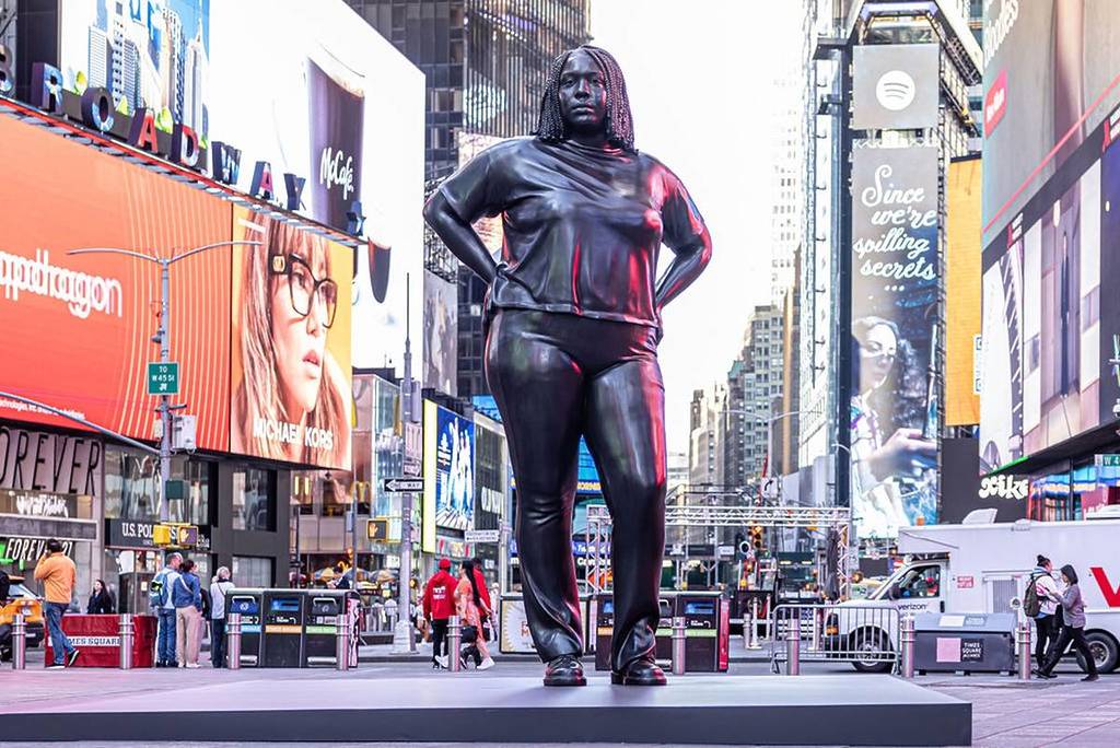 Generic and insulting statue of 'everyday' black woman